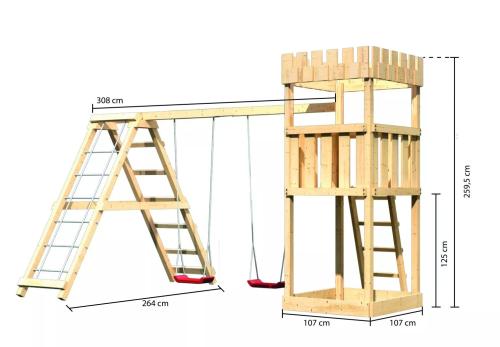 detské ihrisko KARIBU LÖWENHERZ 20335