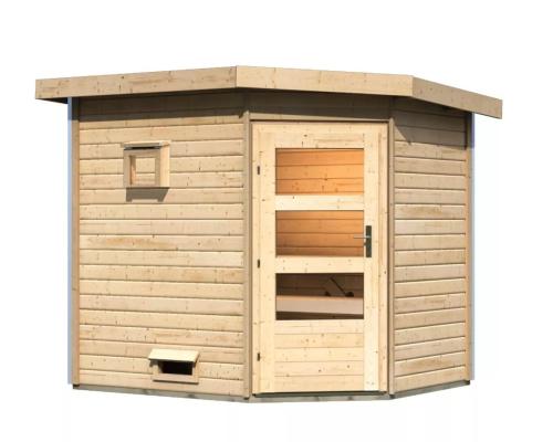 fínska sauna KARIBU MIKKA (86231) natur