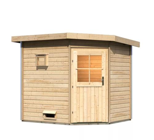 fínska sauna KARIBU MIKKA (92661) natur