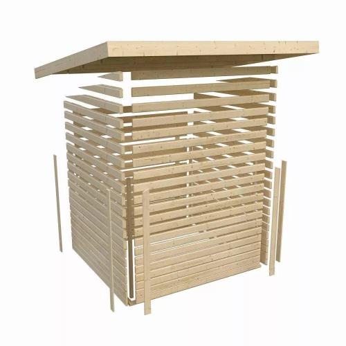 fínska sauna KARIBU MIKKA (92662) terragrau