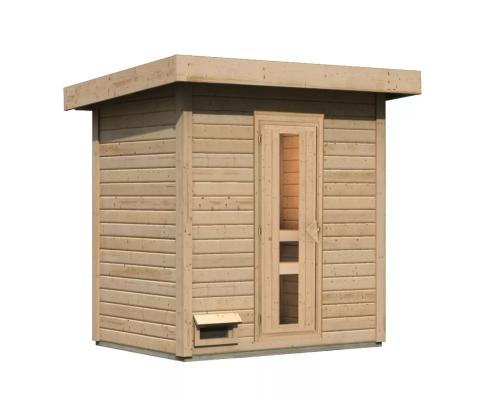 fínska sauna KARIBU HYTTI 1 (93861) natur