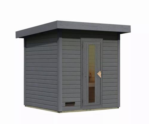 fínska sauna KARIBU HYTTI 2 (97707) terragrau