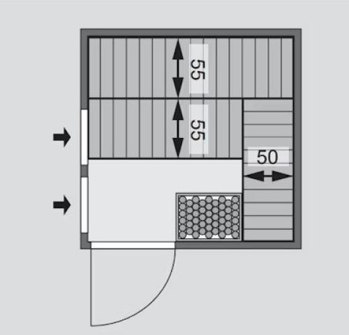 fínska sauna KARIBU OULU (6193)